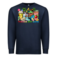 Navy teacher off duty coffee cups Premium Sweatshirt - Zillion Design Studio