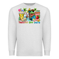 Oatmeal Heather teacher off duty coffee cups Premium Sweatshirt - Zillion Design Studio
