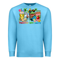 Ocean Blue teacher off duty coffee cups Premium Sweatshirt - Zillion Design Studio