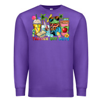 Purple teacher off duty coffee cups Premium Sweatshirt - Zillion Design Studio