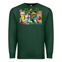 Sports Green teacher off duty coffee cups Premium Sweatshirt - Zillion Design Studio
