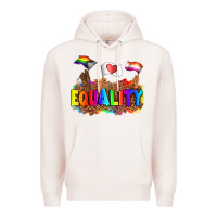 Pale Pink equality pride flags Premium Hoodie - AdoDesignShop