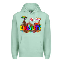 Seafoam equality pride flags Premium Hoodie - AdoDesignShop