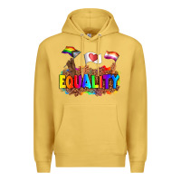 Antique Gold equality pride flags Premium Hoodie - AdoDesignShop