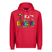 Cardinal equality pride flags Premium Hoodie - AdoDesignShop