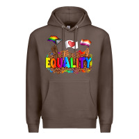 Coffee equality pride flags Premium Hoodie - AdoDesignShop