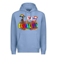 Colony Blue equality pride flags Premium Hoodie - AdoDesignShop