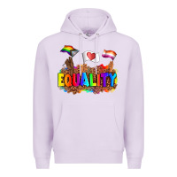 Lilac equality pride flags Premium Hoodie - AdoDesignShop