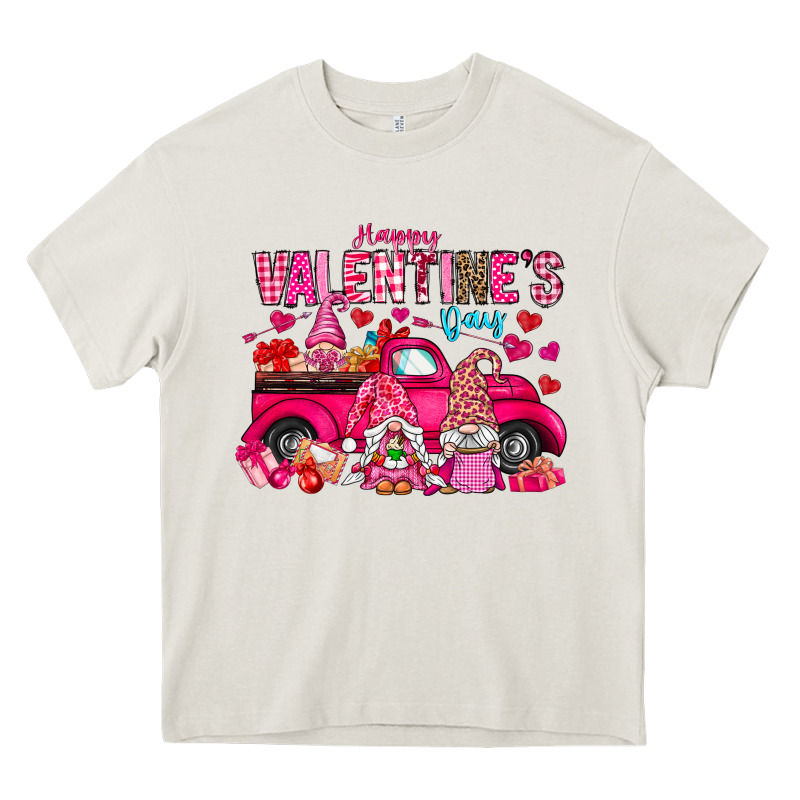 Happy Valentines Day Heavy Core Tee by CowhideDigitalArt | Teevron