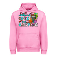 Fuchsia Pink weekend coffee and camping Urban Hoodie - AdoDesignShop