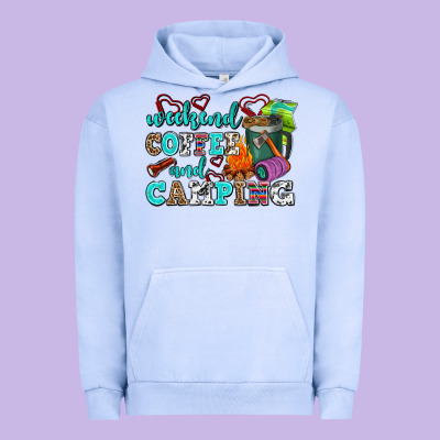 Weekend Coffee And Camping Urban Hoodie Designed By Adodesignshop