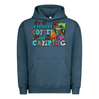 Pigment Midnight Navy weekend coffee and camping Urban Hoodie - AdoDesignShop