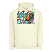 Pigment Pistachio weekend coffee and camping Urban Hoodie - AdoDesignShop