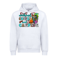 White weekend coffee and camping Urban Hoodie - AdoDesignShop