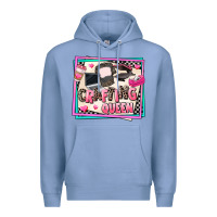 Colony Blue crafting queen Premium Hoodie - AdoDesignShop
