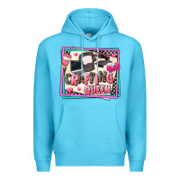 Ocean Blue crafting queen Premium Hoodie - AdoDesignShop