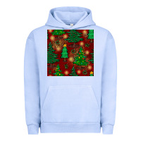 Pigment Grape Ice christmas trees seamless pattern Urban Hoodie - BundleAndBundleShop