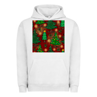 Pigment Lunar Rock christmas trees seamless pattern Urban Hoodie - BundleAndBundleShop