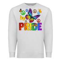 Dove Grey hippie pride Premium Sweatshirt - texasbilliewilder