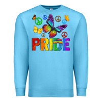 Ocean Blue hippie pride Premium Sweatshirt - texasbilliewilder