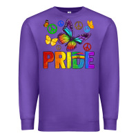 Purple hippie pride Premium Sweatshirt - texasbilliewilder