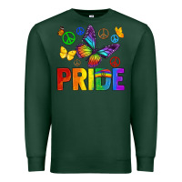 Sports Green hippie pride Premium Sweatshirt - texasbilliewilder