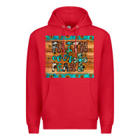 Red faith over fear Premium Hoodie - JahusDesignShop