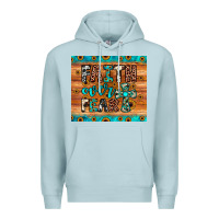 Blue Mist faith over fear Premium Hoodie - JahusDesignShop