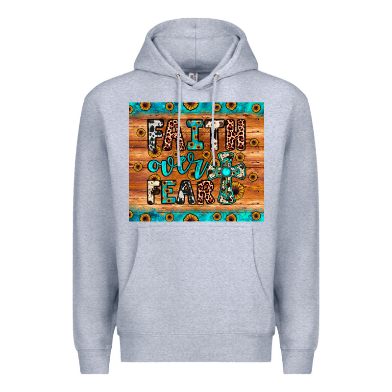 Faith Over Fear Premium Hoodie by JahusDesignShop | Teevron