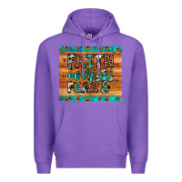 Purple faith over fear Premium Hoodie - JahusDesignShop