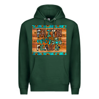 Sports Green faith over fear Premium Hoodie - JahusDesignShop