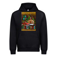 Black small town christmas church Urban Hoodie - AdoDesignShop
