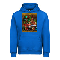 Cobalt small town christmas church Urban Hoodie - AdoDesignShop