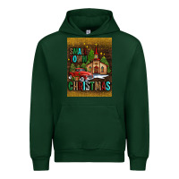 Forest Green small town christmas church Urban Hoodie - AdoDesignShop