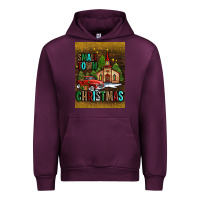 Mauve Wine small town christmas church Urban Hoodie - AdoDesignShop