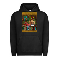 Pigment Black small town christmas church Urban Hoodie - AdoDesignShop