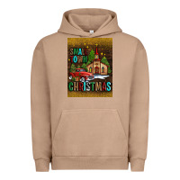 Pigment Burro small town christmas church Urban Hoodie - AdoDesignShop