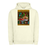 Pigment Pistachio small town christmas church Urban Hoodie - AdoDesignShop