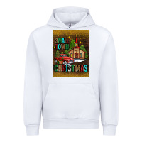White small town christmas church Urban Hoodie - AdoDesignShop