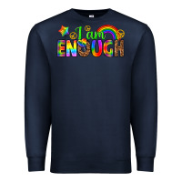 Navy i am enough Premium Sweatshirt - texasbilliewilder