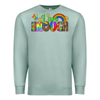 Seafoam i am enough Premium Sweatshirt - texasbilliewilder