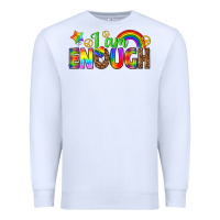 White i am enough Premium Sweatshirt - texasbilliewilder