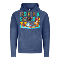 Vintage Denim tequila and summmer Vintage Hoodie - AdoDesignShop
