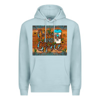 Blue Mist coffee and grace Premium Hoodie - JahusDesignShop