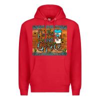 Red coffee and grace Premium Hoodie - JahusDesignShop
