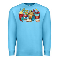 Ocean Blue teacher coffee cups Premium Sweatshirt - Zillion Design Studio