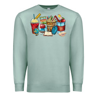 Seafoam teacher coffee cups Premium Sweatshirt - Zillion Design Studio