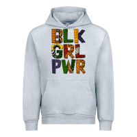 Heather Grey black girl power Urban Hoodie - BundleAndBundleShop