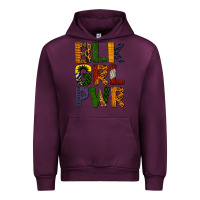 Mauve Wine black girl power Urban Hoodie - BundleAndBundleShop