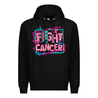 Black fight cancer Premium Hoodie - AdoDesignShop